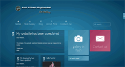 Desktop Screenshot of amirabbasi.info